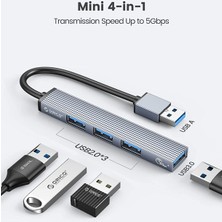 Orico 4 Port Usb3.0 USB Ultra Slim Çoklayıcı Hub, AH-A13