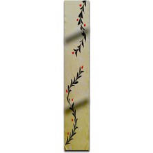ElifEbru Exclusive Handicrafts Ebru Sanatı Özel Koleksiyon Vual Şal 180 x 55 cm OZLVIS10