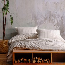Macas Home Helen %100 Pamuklu Ipliği Boyalı Yıkamalı Battal Boy Nevresim Takımı 220 x 240 cm