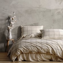Macas Home Hera %100 Pamuklu Ipliği Boyalı Yıkamalı Tek Kişilik Nevresim Takımı 160*220