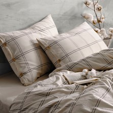 Macas Home Hera %100 Pamuklu Ipliği Boyalı Yıkamalı Çift Kişilik Nevresim Takımı 200 x 220 cm