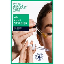 Dermavia Azelaıc & Salıcylıc Acıd Serum Yağlı Eğilimli Cilt Tipleri Için Yüz Serumu 30 ml