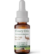 Flowy Oils Emu Yağı %100 Doğal Bitkisel Uçucu Yağ Emu Oil 10 ml