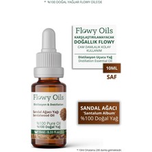 Flowy Oils Sandal Ağacı Yağı %100 Doğal Bitkisel Uçucu Yağ Sandalwood Oil 10 ml