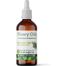 Flowy Oils Biberiye Yağı %100 Doğal Bitkisel Uçucu Yağ Rosemary Oil 100 ml