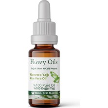 Flowy Oils Aloevera Yağı %100 Doğal Bitkisel Uçucu Yağ Aloe Vera Oil 10 ml