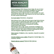 Flowy Oils Misk Adaçayı Yağı %100 Doğal Bitkisel Uçucu Yağ Clary Sage Oil 10 ml