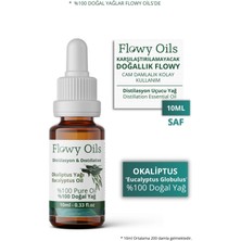 Flowy Oils Okaliptüs Yağı %100 Doğal Bitkisel Uçucu Yağ Eucalyptus Oil 10 ml