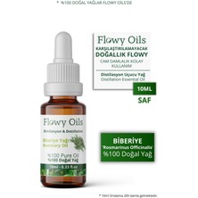 Flowy Oils Okaliptüs Yağı, Nane Yağı, Biberiye Yağı 3'lü  Set %100 Doğal Bitkisel Uçucu Yağ 10 ml