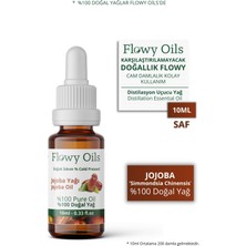 Flowy Oils Jojoba Yağı %100 Doğal Bitkisel Sabit Yağ Jojoba Oil 10 ml