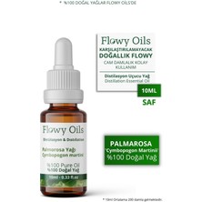 Flowy Oils Palmarosa Yağı %100 Doğal Bitkisel Uçucu Yağ Palmarosa Oil 10 ml