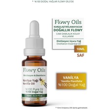 Flowy Oils Vanilya Yağı %100 Doğal Bitkisel Uçucu Yağ Vanilla Oil 10 ml