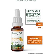 Flowy Oils Portakal Yağı %100 Doğal Bitkisel Uçucu Yağ Orange Oil 10 ml