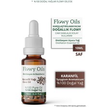 Flowy Oils Karanfil Yağı %100 Doğal Bitkisel Uçucu Yağ Clove Oil 10 ml