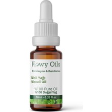 Flowy Oils Nioli Yağı Saf Sertifikalı %100 Doğal Bitkisel Uçucu Yağ Niaouli Essential Oil 10 ml