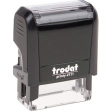 Trodat 4911 P4 Kase Siyah Gövde Mavi Keçe 43076 0766