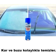 Kkdavm Buz Çözücü Sprey 400 ml 3 Adet Oto Cam Buz Çözücü & Buzlanma Önleyici