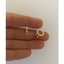 Ares Collection Cerrahi Çelik Tragus   Helix Lobe Rook Uyumlu  Halka Piercing