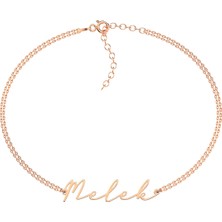 İndigo Takı Yatay Imza Isimli Gümüş Bileklik