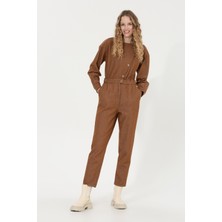 U.S. Polo Assn. 50256772-DN0031 Kadın Kahverengi Jean Tulum