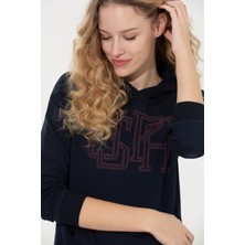 U.S. Polo Assn. Kadın Lacivert Sweatshirt 50256291-VR033