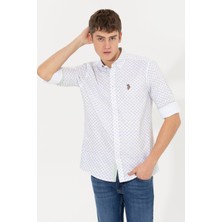 U.S. Polo Assn. Erkek Beyaz Gömlek 50255710-VR013