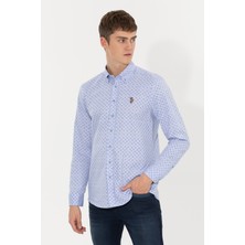 U.S. Polo Assn. Erkek Mavi Gömlek 50255710-VR036