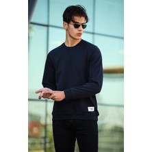 Miron Sıfıryaka Sweatshirt Regular Fit-Lacivert