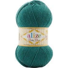 Alize Baby Best El Örgü Ipi Ipliği Yünü Renk Kodu: 847-KUŞ Tüyü