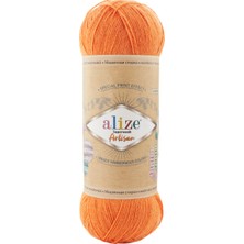 Alize Superwash Artisan %75 Yünlü El Örgü Ipi Renk KODU:336-ORANJ