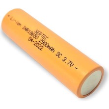 Sertec 18650 3.7V 2900MAH 3c Lion Şarjlı Pil Başlıklı - 1ADET