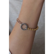 Clariss Çelik Mix Renk Kadın Bileklik