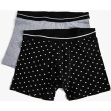 Koton 2'li Boxer Seti Uzay Baskılı Pamuklu