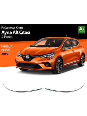 Drs Tuning Renault Clio 5 Krom Ayna Alt Çıtası 2 Prç. 2019 ve Üzeri