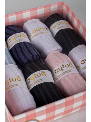 Aytuğ Kadın Bambu 8 Çift Özel Kutulu Patik Çorap - 34252-1