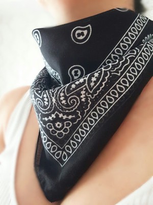 Petek Aksesuar Şal Desenli Bandana