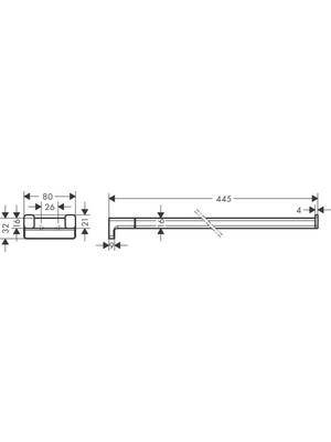 Hansgrohe Addstoris Ikili Havluluk Altın