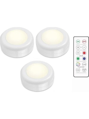 Bvoe 1 Uzaktan Kumandalı 3 LED Spot Işığı (Yurt Dışından)