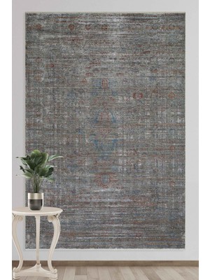 Empera Heritage - Lisse Kendinden Saçaklı Modern Klasik Eskitme Halı