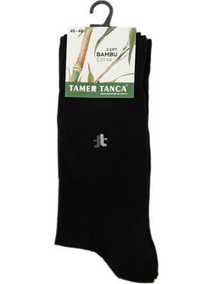 Tamer Tanca Erkek Bambu Çorap Çorap 855 0007 Bmb Crp 45-48 2lı Set