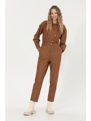 U.S. Polo Assn. 50256772-DN0031 Kadın Kahverengi Jean Tulum