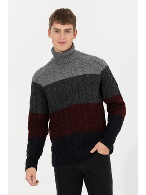 U.S. Polo Assn. Erkek Lacivert Triko Kazak 50253823-VR033