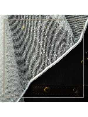 Evdepo Home Taç Azelya Keten Ekstraforlu Pilesiz Tül Perde Tek Kanat - Ekru 100 x 260 cm
