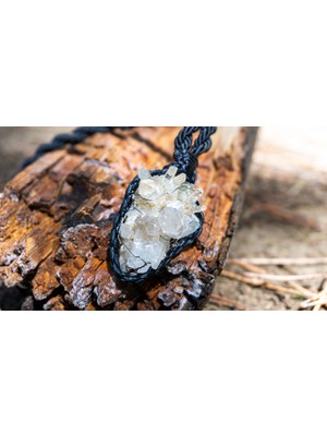 İndafel Hayat Kütle Epidotlu Kuvars Kolye