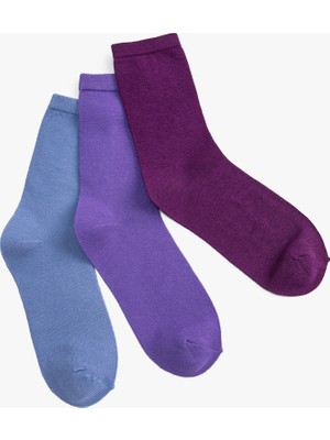 Koton Basic 3'lü Soket Çorap Seti