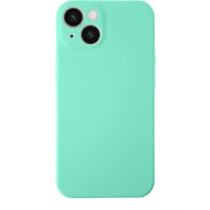 Kzy Apple iPhone 14 Kapak Içi Kadife Kamera Korumalı Lansman Silikon Kılıf - Turkuaz