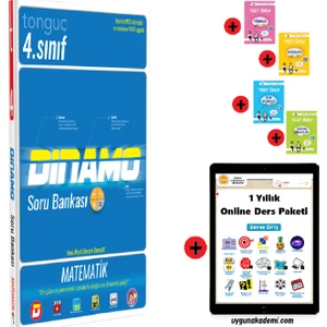 Tonguç Akademi 4. Sınıf Matematik Dinamo Soru Bankası - Sadık Uygun Proje Yayınları Türkçe Matematik Fen Bilimleri Sosyal Bilgiler Test Ödev Soru Bankası Seti - 1 Yıllık Online Ders Paketi