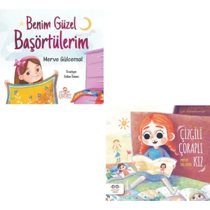 Merve Gülcemal 2 Kitap Set / Benim Güzel Başörtülerim + Çizgili Çoraplı Kız
