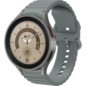 Samsung Galaxy Watch 4  40-42-44-46 mm Watch 5 40 -44-Pro 45 mm Tam Uyumlu Çizgili 20  mm Kordon