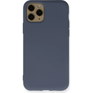 Bilişim Aksesuar Lansman iPhone 11 Pro Kılıf Nano Içi Kadife  Silikon - Gri